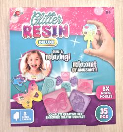 GLITTER RESIN DELUXE - ENSEMBLE CRÉATIF COMPLET